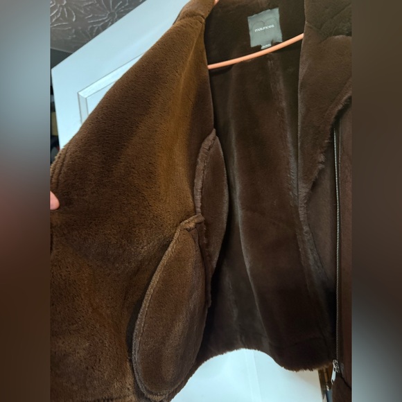 Maurices Chocolate Brown Teddy Jacket NEW - Picture 10 of 13